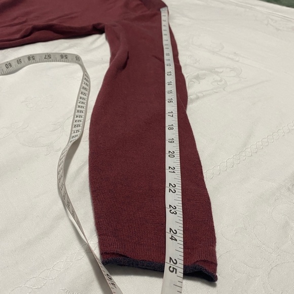 Buffalo David Bitton Men's Crewneck Sweater Burgundy Size Medium‎ Elbow Patches - Picture 10 of 11